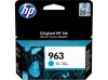 Original Ink Cartridge cyan  HP No. 963 C, 3JA23AE