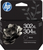Original Ink Cartridge black  HP No. 302XL bk, No. 304XL bk, B7RT9AE