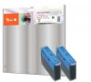 Peach dvigubas paketas, rašalo kasetė, žalsvai mėlyna, suderinama su  Canon, Xerox, Apple BJI-201C, 0947A001