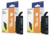 Peach Twin Pack Ink Cartridge black, compatible with  Epson T0331BK*2, C13T03314010
