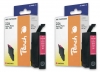 Peach Twin Pack Ink Cartridge magenta, compatible with  Epson T0333M*2, C13T03334010