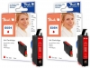 Peach Twin Pack Ink Cartridge red, compatible with  Epson T0547R*2, C13T05474010