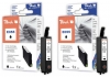Peach Twin Pack Ink Cartridge black, compatible with  Epson T0551 bk*2, C13T05514010