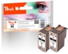 Peach Twin Pack Print-head black, compatible with  Canon PG-50BK*2, 0616B001
