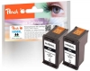 Peach dvigubas paketas, spausdinimo galvutės, juodos, suderinamos su  HP No. 350XL*2, CB336EE*2