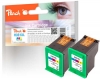 Peach dvigubas paketas, spausdinimo galvutės, spalvotos, suderinamos su  HP No. 351XL*2, CB338EE*2