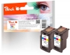 Peach Double Pack tête d'impression couleur, compatible avec  Canon CL-511C*2, 2972B001