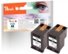 Peach dvigubas paketas, spausdinimo galvutė, juoda, suderinamas su  HP No. 300 bk*2, CC640EE*2