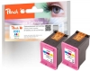Peach dvigubas paketas, spausdinimo galvutė, spalvota, suderinamas su  HP No. 301 c*2, CH562EE*2