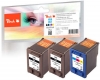 Peach Multi Pack Plus Ink Cartridges, compatible with  HP No. 56*2, No. 57, SA342AE