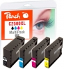 Peach kombinuotas paketas su mikroschema, suderinamas su  Canon PGI-2500XL, 9254B004