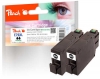 Peach Twin Pack Ink Cartridge black, compatible with  Epson No. 79XL bk*2, C13T79014010*2