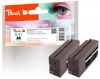 Peach Twin Pack Ink Cartridge black compatible with  HP No. 711 BK*2, CZ129AE*2