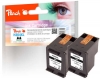 Peach Double Pack tête d'impression noir, compatible avec  HP No. 304XL BK*2, N9K08AE*2