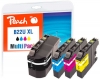 Peach Combi Pack, compatible with  Brother LC-22UXL
