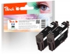 Peach Twin Pack Ink Cartridge black, compatible with  Epson No. 18 bk*2, C13T18014010*2