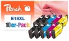 Peach Pack of 10, compatible with  Epson No. 18XL, C13T18164010