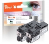 Peach Twin Pack Ink Cartridge black, compatible with  Brother LC-3235XLBK