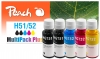 Peach Multi Pack Plus, compatible with  HP GT51, GT52, M0H57AE*2, M0H54AE, M0H55AE, M0H56A
