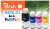 Peach Multi Pack, compatible with  HP No. 32XL, No. 31