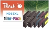 Peach Pack of 10 Ink Cartridges compatible with  HP No. 953XL, L0S70AE*4, F6U16AE*2, F6U17AE*2, F6U18AE*2