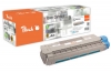 110614 - Peach Toner Cartridge cyan, compatible with 43324423 OKI