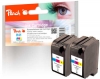 318813 - Peach Double Pack tête d'impression couleur, compatible No. 41*2, 51641A*2 HP, Apple