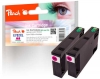 318848 - Peach Twin Pack cartouche d'encre magenta, compatible avec T7023 m*2, C13T70234010*2 Epson