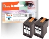 319613 - Peach Double Pack tête d'impression noir, compatible avec No. 302XL bk*2, F6U68AE*2 HP