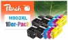321754 - Peach Pack of 10 Ink Cartridges compatible with No. 903XL, T6M15AE*4, T6M03AE*2, T6M07AE*2, T6M11AE*2 HP