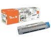 112163 - Peach Toner Cartridge black, compatible with 46507616 OKI