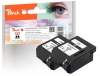 318700 - Peach Double Pack tête d'impression noir, compatible avec BC-02BK, 0895A002 Lexmark, Canon, IBM, Epson, Konica Minolta, Brother, Ricoh, Apple
