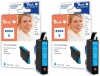 318762 - Peach Twin Pack Ink Cartridge cyan, compatible with T0542C*2, C13T05424010 Epson