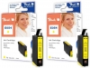 318763 - Peach Twin Pack Ink Cartridge yellow, compatible with T0544Y*2, C13T05444010 Epson