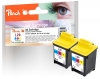 318773 - Peach dvigubas paketas, spausdinimo galvutė, spalvota, suderinamas su No. 20C, 15M0120 Samsung, Lexmark, Compaq