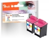 318775 - Peach dvigubas paketas, spausdinimo galvutė, spalvota, suderinamas su No. 60C*2, 17G0060 Lexmark, Compaq