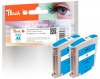 318782 - Peach Twin Pack Cartuccia d'inchiostro ciano, compatibile con No. 13 c*2, C4815AE*2 HP