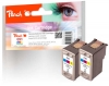 318789 - Peach Twin Pack Print-head colour, compatible with CL-51C*2, 0618B001 Canon