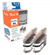 319157 - Peach Twin Pack Ink Cartridge black, compatible with LC-127XLBKBP Brother