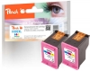 319614 - Peach dvigubas paketas, spausdinimo galvutė, spalvota, suderinamas su No. 302XL c*2, F6U67AE*2 HP