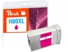 319940 - Peach Ink Cartridge magenta compatible with 80XL M, C4847A HP