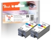 321197 - Peach Twin Pack Ink Cartridge color, compatible with CLI-36C*2, 1511B001*2 Canon